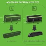 PETGILL E-Bike Battery Safe Bag Explosionproof - Large Capacity Fireproof Lipo Bag for Ebike Battery Charging and Storage(M 16.1x5.1x5.5Inches)