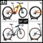 RTR BIKES Brutus Professional Bike Floor Stand – Heavy Duty Steel Rack for E-Bikes & MTB up to 66 lbs (30kg) – Fits 26-29" Wheels & Tires up to 2.8" – Garage Storage & Wash