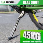 RBRL Bike Kickstand 24–29 Inch, Adjustable Center Mount Kick Stand for E-Bike, Mountain Bike, Road & City Bicycle, Heavy Duty Aluminum Alloy Bicycle Stand with Non-Slip Foot Pad (Max Load 45kg)