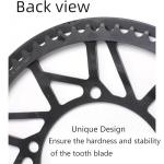 PROWHEEL Universal Bike Chainring,52T/54T/56T/58T/60T BCD 130mm CNC Laser Engraving Bike Chainring with Chain Guard for 6 to 12 Speed MTB,EBike,Road Bike,City Bike,Folding Bike,Cargo