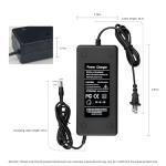 54.6V 2A Fast Electric Bike Charger for 48V Ebike Battery - Compatible for Lectric Lectric XP 2.0/3.0、Ecotric City/Beach、Evercross H5/H7