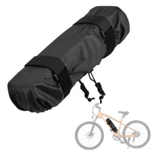 Easecos Ebike Battery Protective Cover Electric Bicycle Waterproof Battery Bag Anti Mud Dustproof Protection Sleeve Case with Drawstring and Fastening Strap, Ebike Accessories