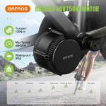 BAFANG BBS02 48V 750W Mid Drive Kits Mid Motor Ebike Conversion Kits with Chainring Wheel and LCD Display(No Battery)