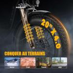 Heybike Ranger Electric Bike for Adults, 28 MPH Folding Ebike