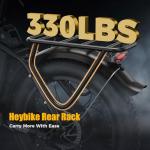 Heybike Ranger Electric Bike for Adults, 28 MPH Folding Ebike