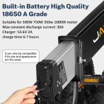 ShunTongDa 48V 10.4Ah 14Ah Folding Ebike Battery 48 Volt DCH-006 Built in Electric Bike Batteries with 30A BMS Totguard for 250W 500W 750W 1000W Motor Foldable E-Bike Battery (48V10.4Ah A Grade Cell)