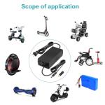 54.6V 2A Electric Charger for 48v Fast and Safe Charging of 13S Li-ion Battery