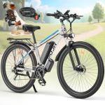 1500W Adult E-Bike - 80 Mile Range, White