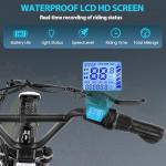 Caroma 819W Foldable Electric Scooter Adults, 20" Fat Tire Electric Bike with 500Wh Battery, Up to 30Miles & 20MPH, Adult Electric Bicycles for Commuting with Basket&Adjustable Seat