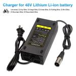 Fancy Buying 54.6V 2A ebike Charger for 48v Fast and Safe 3-Pin Charging of 13S Li-ion Battery