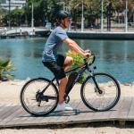 Jasion EB5 Electric Bike for Adults with Peak 750W Brushless Motor, 40Miles 20MPH Commuting Electric Mountain Bike with 360Wh Removable Battery, 7-Speed, 26" Tires and Front Fork Suspension