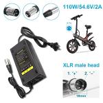 Fancy Buying 54.6V 2A ebike Charger for 48v Fast and Safe 3-Pin Charging of 13S Li-ion Battery