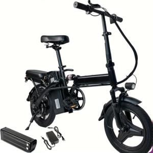 LGLRTD Electric Bike for Adults,Folding Ebike,20MPH,20+ Miles,14inch Mini E Bikes for Adults
