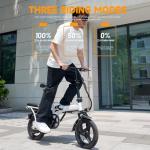 LGLRTD Electric Bike for Adults,Folding Ebike,20MPH,20+ Miles,14inch Mini E Bikes for Adults