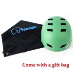 Apusale Bike Skateboard Helmet, Adjustable and Multi-Sport for Skate Scooter, 3 Sizes for Adult Youth Kids Toddler (Mint Green)