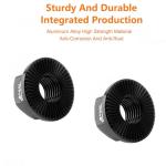 Saipe 2Pcs Bicycle Hub Flanged Axle Nut M8 Aluminum Alloy Bike Wheel Flange Axle Nut for Front and Rear Bike Wheel Mountain Road