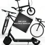 ROCKBROS Bike Lock Scooter Lock 23.4-Inch Heavy Duty Anti-Theft Chain Lock with Key E-Bikes Accessories