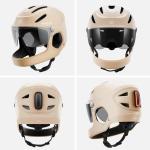 THE BEAM Virgo Full Face Helmet – Revolutionary Protection for E-Bikes, Scooters & More, MIPS Brain Protection System, Lightweight, Smart Brake Light, Unisex (Medium/Black)