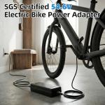 SGS Certified 54.6V Electric Bike Power Adapter for 48V Electric Scooter Ebike Lithium Battery, Six-in-one Plug, Compatible with Ecotric City/Beach, Lectric XP 2.0/3.0, Evercross H5/H7