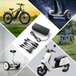 SGS Certified 54.6V 2A Fast Electric Bicycle Charger for 48V Ebike Battery - Fast Charging, Overcharge Protection, Compatible with Ecotric City/Beach, Lectric XP 2.0/3.0, Evercross H5/H7