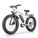GOCIO 26" Fat Tire Electric Bike for Adults - 48V 750W Powerful Motor, 40 Miles Range, Dual Suspension, All-Terrain E-Bike
