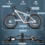 GOCIO 26" Fat Tire Electric Bike for Adults - 48V 750W Powerful Motor, 40 Miles Range, Dual Suspension, All-Terrain E-Bike