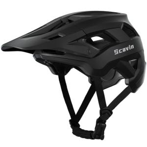 Scavin Moutain Bike Helmet for Adult, NTA 8776 E-Bike & Road Bicyle Helmet Certified Adjustable MTB Cycling for Men Women Youth Visor &Magnetic Buckle