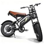 FLYSORA Electric Bike for Adults e300,1000W Peak Brushless Moto E Bike,31 Miles 48V/15.6AH with 28MPH ebike,16” Fat Tire Electric Dirt Bike for Mountains,Snow,Sand,Road,UL Certified ebikes for Adults