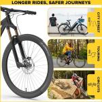 Ultraverse 27.5" Bike Inner Tubes 27.5 x 1.75, 1.95, 2.10, 2.125 – Butyl Rubber Bicycle Tubes with Schrader Valve – Compatible with Mountain, Cruiser, City & E-Bikes – Set of 2