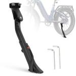 Bike Kickstand 24"-29", PSLER Adjustable Non-Slip Electric Bike Kickstand Kick Stand for Ebike Mountain Bike Adult Bikes with 2 Holes(40mm)