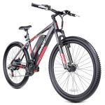 Totem Electric Bike for Adults, 750W Peak 26" Ebike for Men Women Teens with 375WH, 21 Speed, 20Mph, Up to 40Miles Front Suspension, Commuting E-Bike Mountain Bicycle