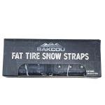 Bakcou - Fat Tire Snow Straps - Set of 20 Studded Straps for Enhanced Traction, Winter Terrain - Ideal for Icy & Snow Packed Conditions 3.5-4 Inches
