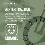 Bakcou - Fat Tire Snow Straps - Set of 20 Studded Straps for Enhanced Traction, Winter Terrain - Ideal for Icy & Snow Packed Conditions 3.5-4 Inches