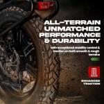 HEB ALLSCAPE 26x4.0 in Fat Tire for E-Bike MTB, Heavy Duty High-Performance Puncture Resistant E-Bike Mountain Bike Tire, All-Terrain Directional Tread, High-Density Tire - Street & Trail Riding