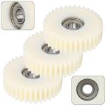 E Bike Motor Gear Electric Bicycle 36T Planetary Gears Wheel Hubs 47.5x13.5mm Bike Nylon Tooth Gear Compatible with Baf 500W Motor Gear E-Bike Accessories(3pcs Style A)