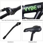 Dahon VYBE D7 Folding Bike, Lightweight Aluminum Frame; 7-Speed Gears; 20” Foldable Bicycle for Adults, Black