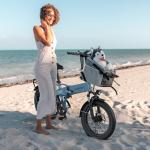 Jasion EBS Electric Bike for Adults, 1000W Peak Motor up to 25MPH Top Speed Ebike, Aluminum 20'' Fat Tire Electric Bike Built-in 48V Removable Battery with 55 Max Miles, Folding Ebikes for Adults