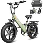 Jasion X-Hunter ST Folding Electric Bike, 20" Fat Tires