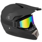 CARTMAN Matte Black Full Face Motocross Helmet