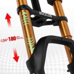 BUCKLOS 20" Fat Tire E-Bike Suspension Fork