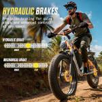 PHJU 6000W Dual Motor Electric Bike, 45 mph