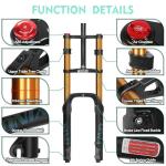 BUCKLOS 20" Fat Tire E-Bike Suspension Fork