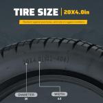 Balinge 20"x4.0" All-Terrain Fat Tire Set