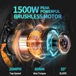 Ridstar Q20 Electric Bike, 3000W, All Terrain