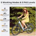 Loeook 1000W Electric Commuter Bike for Adults