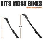 Adjustable Kickstand for 24”-28” Adult Bikes