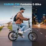 VARUN 500W Folding Electric Bike for Adults