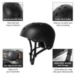 Tourdarson Impact-Resistant Skateboard Helmet for Everyone