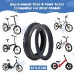 MAKELEN 14x2.125 Kids E-Bike Tire Set
