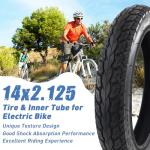 MAKELEN 14x2.125 Kids E-Bike Tire Set